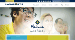 Desktop Screenshot of langports.com