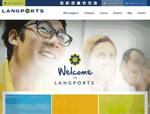 Tablet Screenshot of langports.com